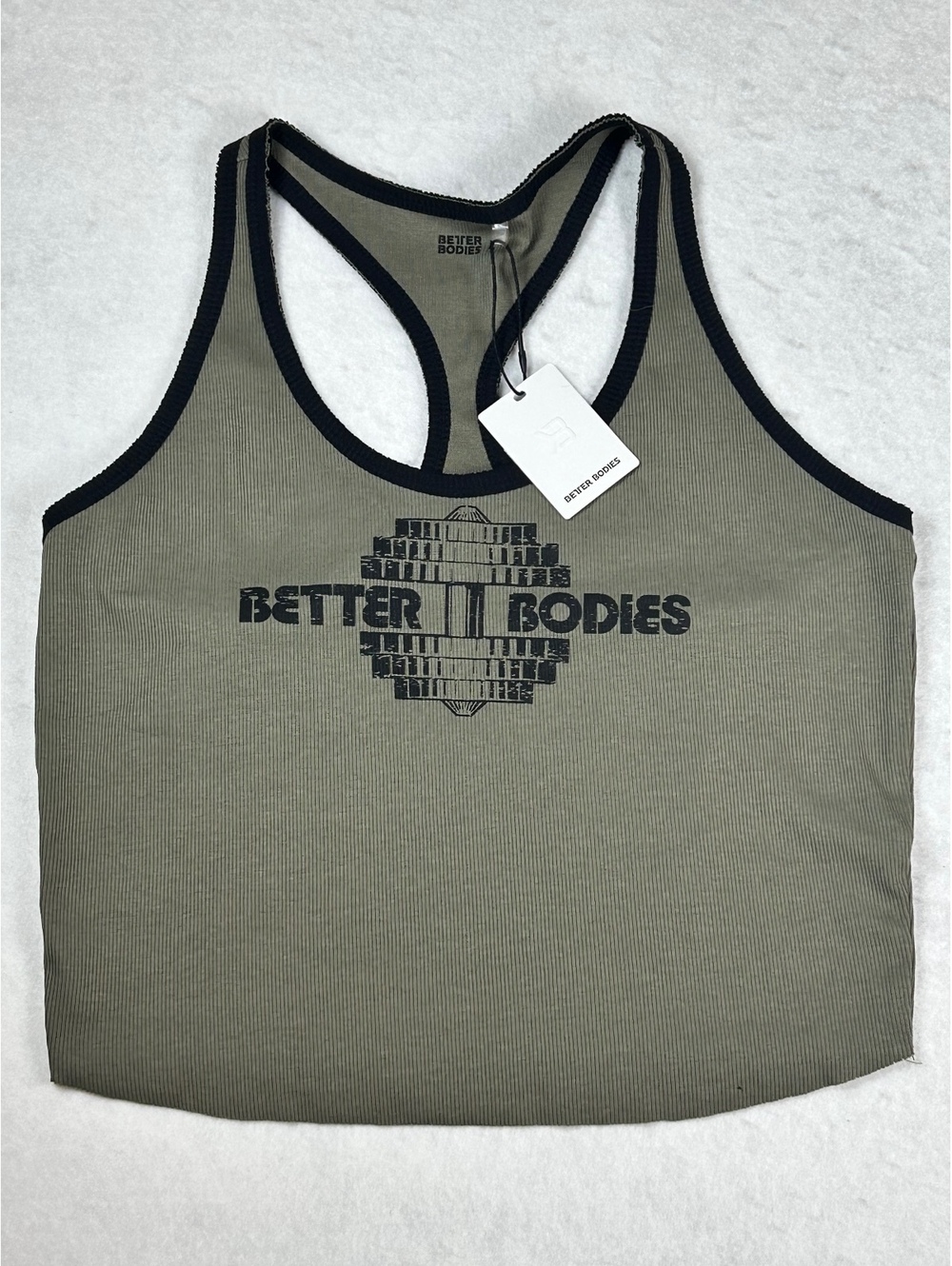 Better Bodies Old School Rib T-Back Tank Top